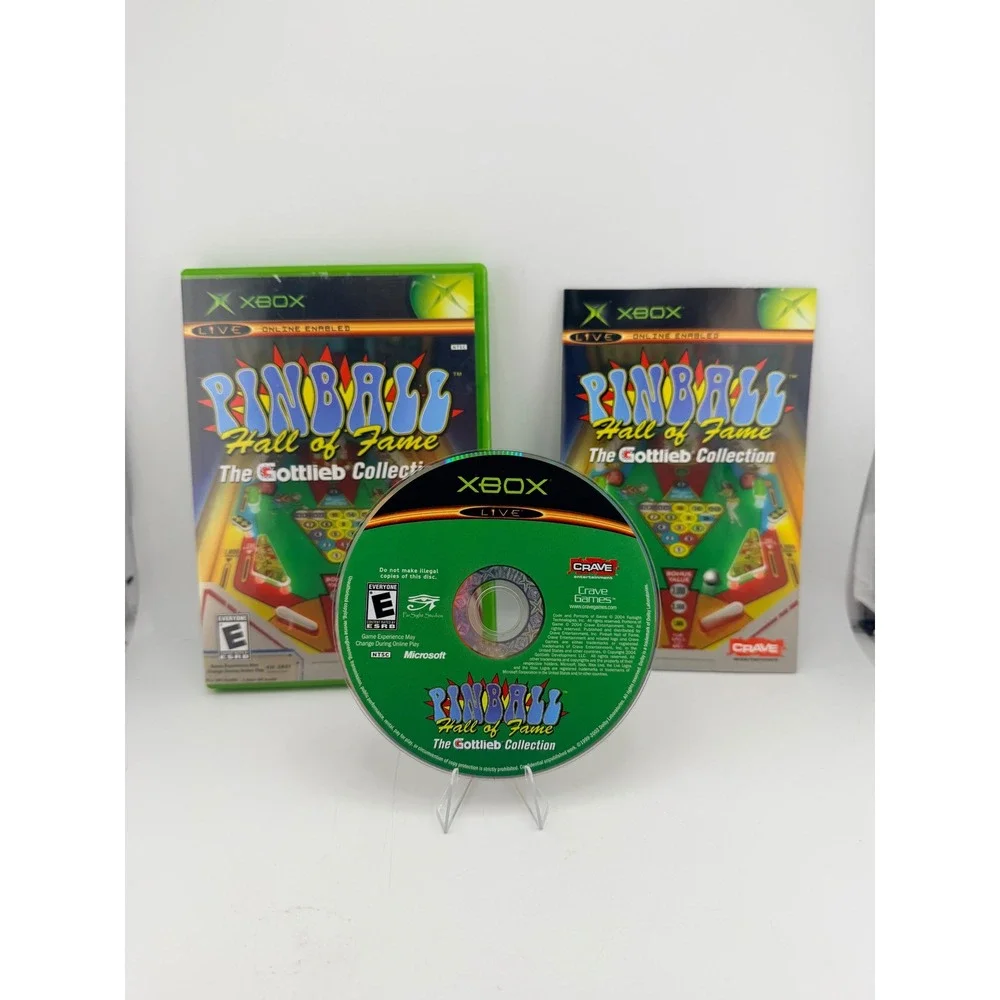 Pinball‎ Hall of Fame The Gottlieb Collection Microsoft Xbox 2004 CIB Complete